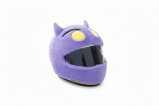 Casque violet sans fang noir